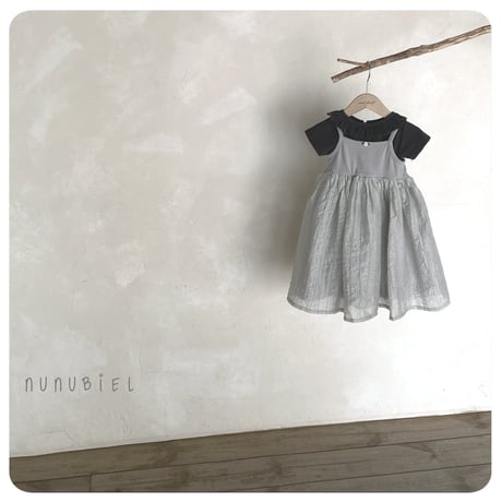 nunubiel/52. ribbed frill t-shirts XS-XL