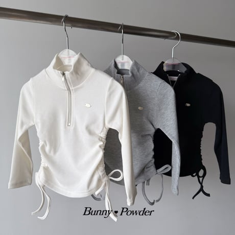 bunnypowder/63. enni half T zipup 2XL-4XL