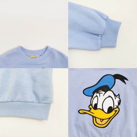 oottbebe/26. donald man-to-man XS(1-2Y)-XL(6-7Y)