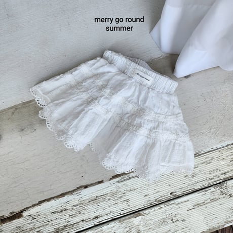 merrygoround/1. lace skirt XS-2XL