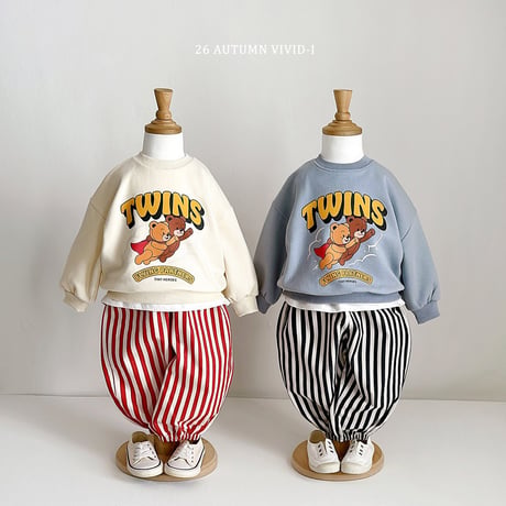 vividi/5. vertical stripe jogger XS-XL