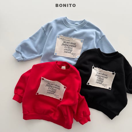 bonito/61. remember button man-to-man 12M-XL