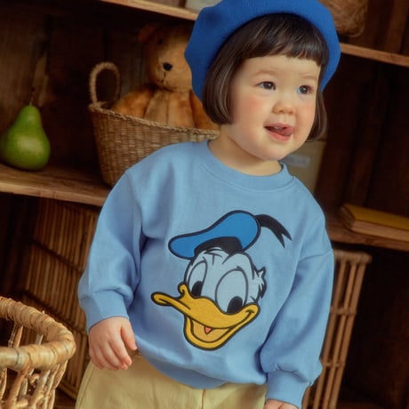 oottbebe/26. donald man-to-man XS(1-2Y)-XL(6-7Y)