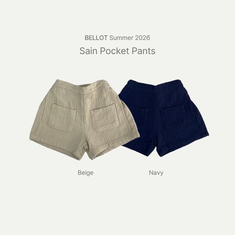 bellot/26. pocket shorts  JS-JM