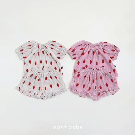 oottbebe/40. sweet very plitch ( kids ) updown set XS(1-2Y)-XL(6-7Y)