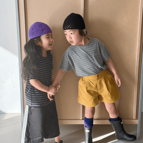 minimal/30. pin tuck stitch pants S-XL