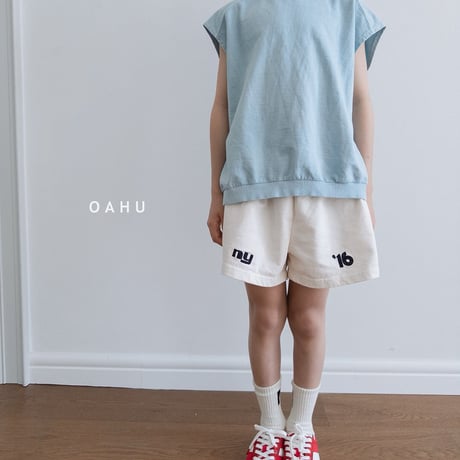 oahu/15. NY embroidery shorts  S-XL