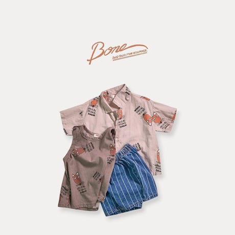 boneoune/55. denim half pants JS-JL