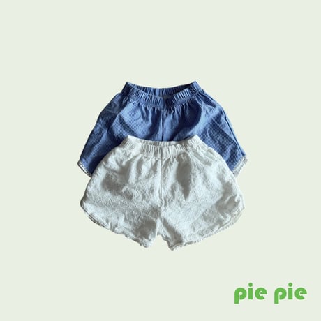 pie/38. poka lace half pants XS-XL