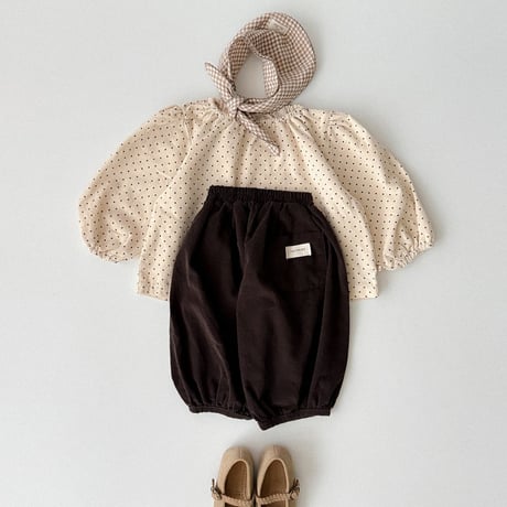 onu/21. dot shirring blan  BABY(12M)-XL(6-7Y)