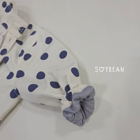 soybean/132. plan ) loose fit dot jacket XS-XL
