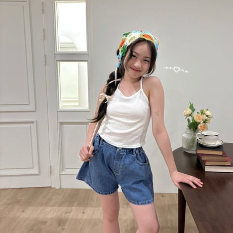 matilda/159. wrinkle sleeveless set 5-13
