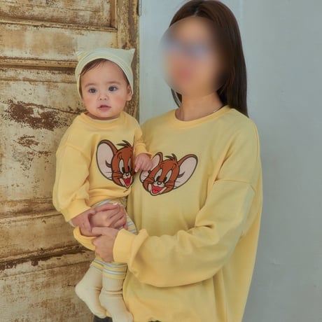 oottbebe/30. jerry jerry family man-to-man XS(1-2Y)-XL(6-7Y)