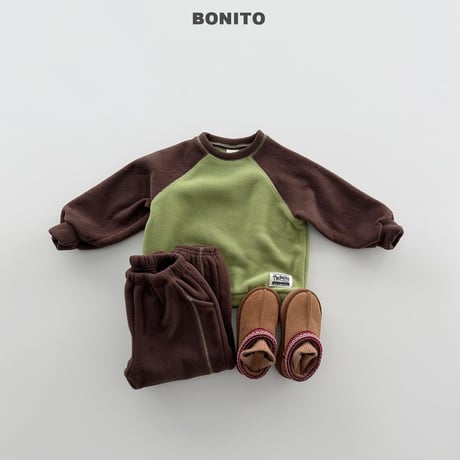 bonito/7. plan ) two ton raglan set 12M-XL