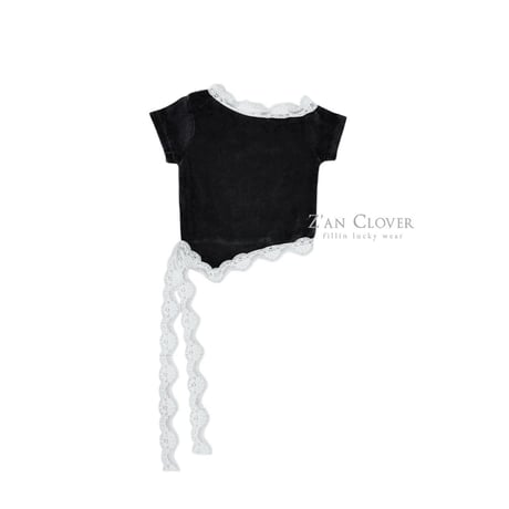 zanclover/49. lace velloa T-shirt 13-19