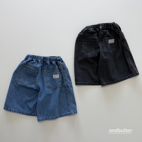 andbutter/57. Bermuda Denim Pants S-XL