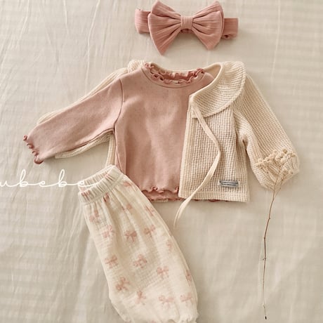 valubebe/58. soft fril T-shirt 6M-S