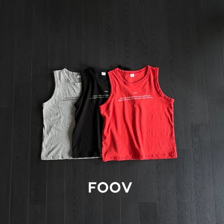 foov/12. lettering T sleeveless JS-JM