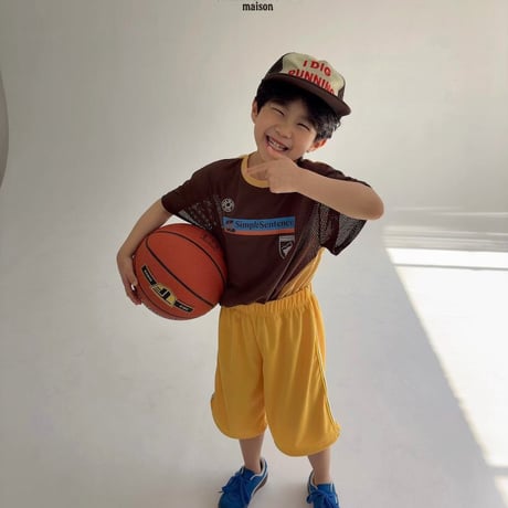 saintdoll/62. mesh simple roose T-shirt JS-JL