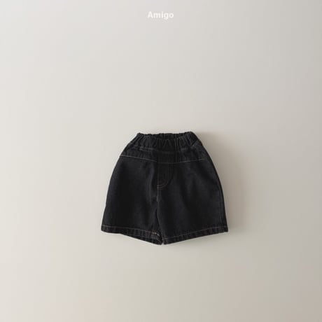 amigo/25. 6bu wide denim pants XS-XL