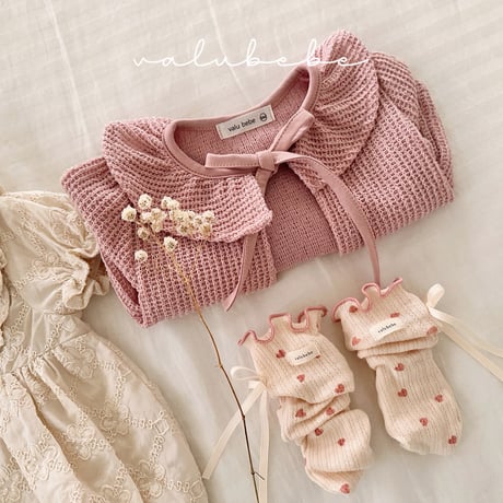 valubebe/31. rozi ribbon cardigan 6M-S