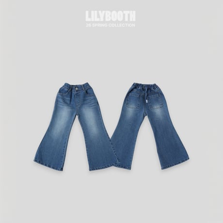 lilybooth/38. flare denim JS-JL
