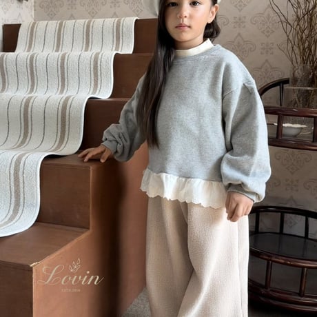 lovin/16. lace fril man-to-man 1-11