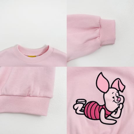 oottbebe/36. friends pig family man-to-man XS(1-2Y)-XL(6-7Y)
