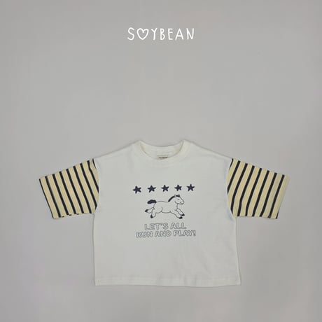 soybean/14. plan ) pony star 8bu T-shirt XS-XL