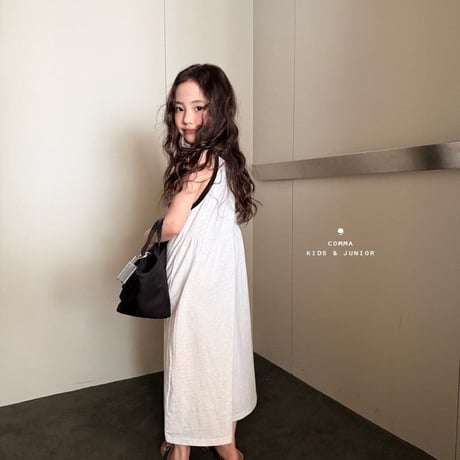 comma/222. two color long one-piece 160-170