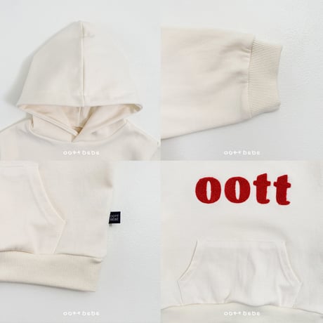 oottbebe/17. dandy bookle hood ( kids ) man-to-man XS(1-2Y)-XL(6-7Y)