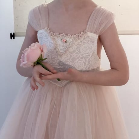 aiai/62. peach ballerina dress 90-130