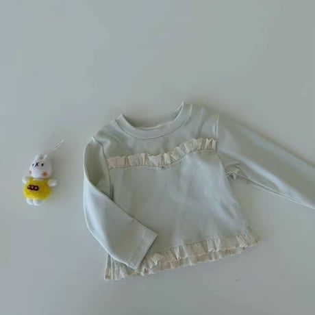aiai/70. cotton fril T-shirt XS-L