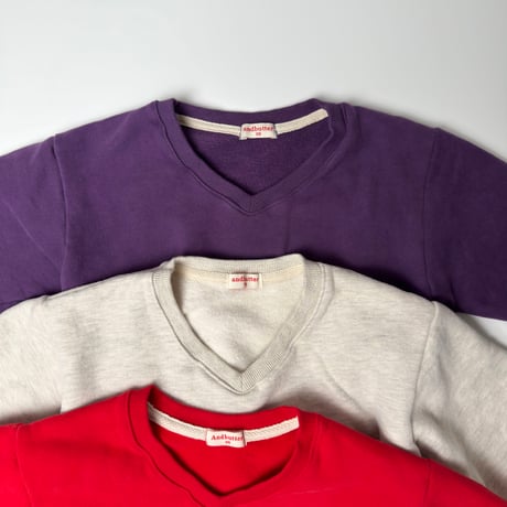 andbutter/54. V-Pong Sweatshirt XS-XL