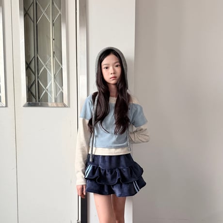 comma/56. two line skirt 140-150