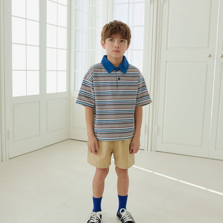 erinj/23. ST two color collar T-shirt S-XL