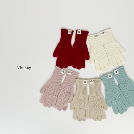 vbunny/17. cable glove FREE(8CM_22CM)