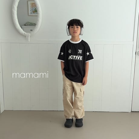 mamami/57. active star T-shirt XS-XL