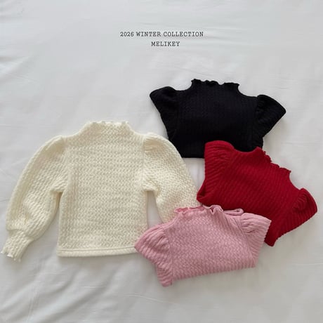 melikey/4. golgi puff T knit JS-JM