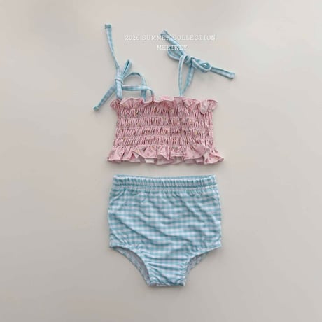 melikey/147. lilly check swim set S-JS