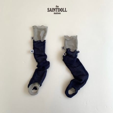 saintdoll/191. shine knee socks S(130-160)-L(200-220)