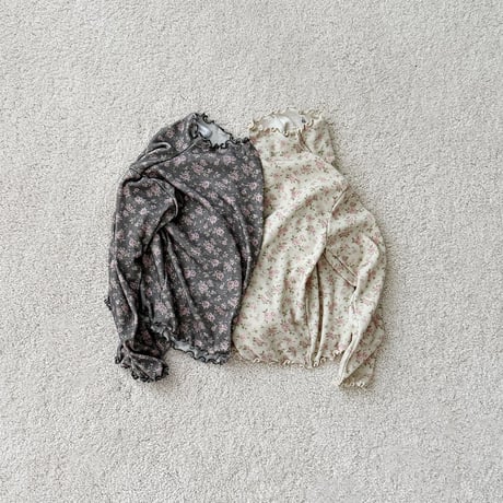 urbanrabbit/27. Floral Mock Neck Top JS-JM