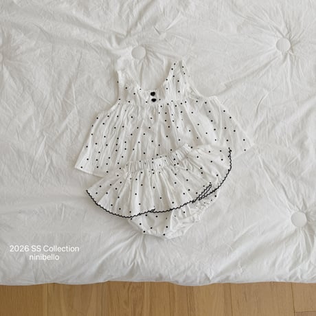 ninibello/186. bubble sleeveless blouse 12M-18M