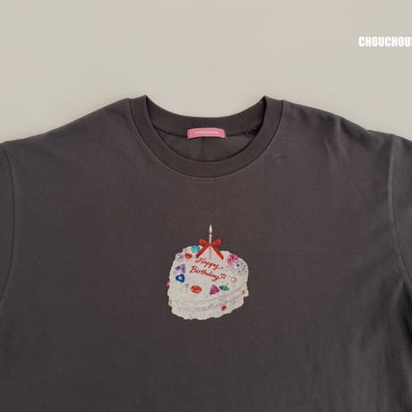 chouchoushasha/4. Happy Verse Layered T-Shirt -MOM FREE(MOM)
