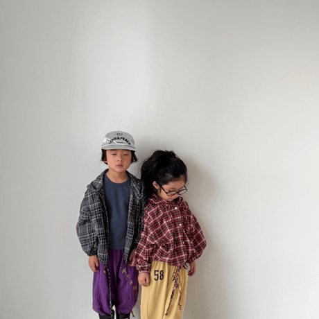 minimal/68. checkcheck Shacket hood S-XL