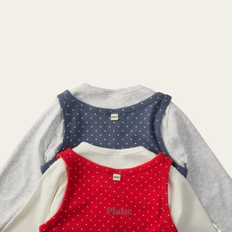 plain/34. dot rayerd sleeveless ) set XS-XL