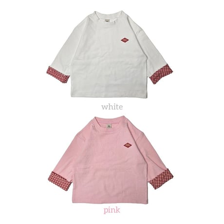 bymimi/30. check two color T-shirt JS-JM