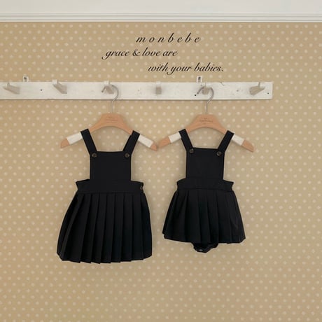 monbebe/27. emma pleated overalls & suit skirt S(6-12M)-M(12-24M)
