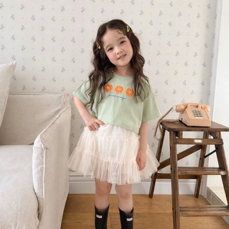 comma/53. fruit T-shirt 140-150