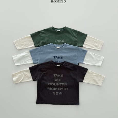 bonito/90. half t rayerd T-shirt 12M-XL